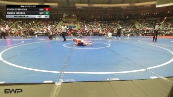 60 lbs Round Of 16 - Ryken Stephens, Abilene Kids Wrestling Club vs Sierra Jenkins, Matpac