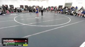 124 lbs Round 5 (6 Team) - Calista Rodish, Raccoon River-Northwest vs Taylor Kokurek, Hastings