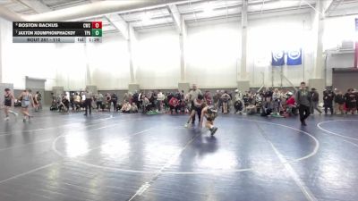 110 lbs Quarterfinal - Jaxton Xoumphonphackdy, Team Pride Academy vs Boston Backus, Champions Wrestling Club