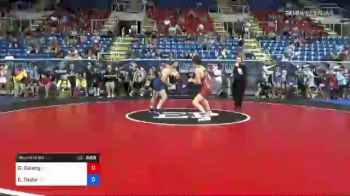 132 lbs Round Of 64 - Gabriel Galang, Wisconsin vs Easton Taylor, Kansas