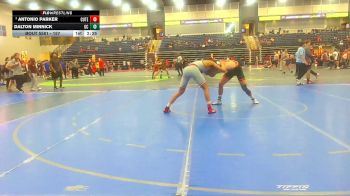 157 lbs Cons. Round 6 - Antonio Parker, Cumberland (Tenn.) vs Dalton Minnick, Georgetown (KY)