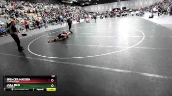 157 lbs Semifinal - Spencer Madsen, Sturgeon Bay vs Cole Reid, Muskego