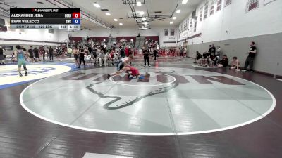 120 lbs Consi Of 4 - Alexander Jena, Cordoba Trained vs Evan Villecco, Seagull Wrestling Club