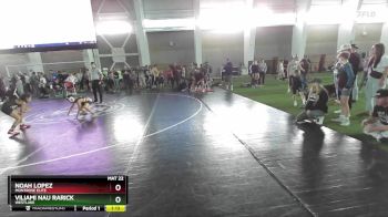 83 lbs Cons. Round 4 - Viliami Nau Rarick, Westlake vs Noah Lopez, Montrose Elite