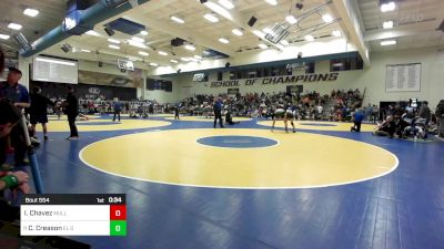 160 lbs Consi Of 16 #2 - Isaac Chavez, Mullen (CO) vs Christopher Creason, El Diamante