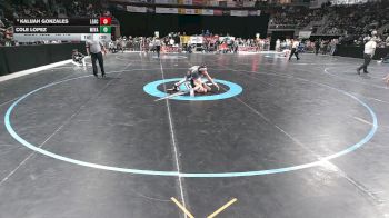 4A 113 lbs Cons. Round 2 - Cole Lopez, Miyamura vs Kalijah Gonzales, Legacy Academy