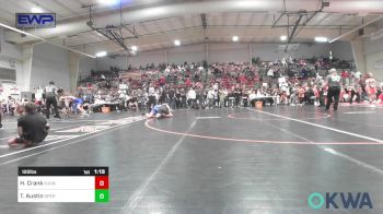 120 lbs Semifinal - Hazen Crank, R.A.W. vs Taegan Austin, Sperry Wrestling Club