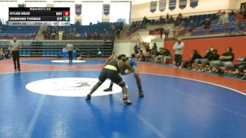 165 lbs Round 3: 1st Wb - Kyler Head, Mary Persons vs Desmond Thomas, Stephenson