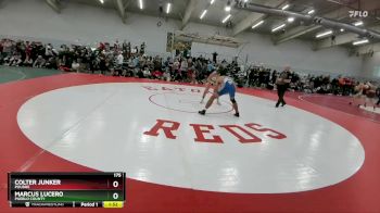 175 lbs Champ. Round 2 - Colter Junker, Poudre vs Marcus Lucero, Pueblo County
