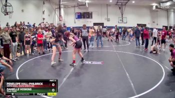 108/115 Round 2 - Danielle Hoskins, Team Tiger vs Penelope Hall-Philbrick, White Knoll Youth Wrestling