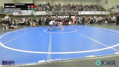 85 lbs Rr Rnd 3 - Trinity Price, Raw Wrestling Club vs Emerson Rollings, Tulsa Blue T Panthers