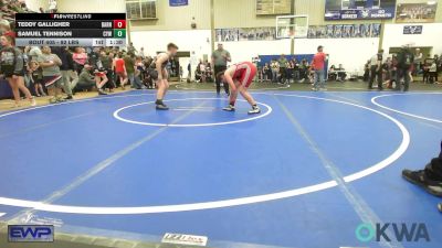 140 lbs Rr Rnd 1 - Teddy Galligher, Barnsdall Youth Wrestling vs Samuel Tennison, Coweta Tiger Wrestling