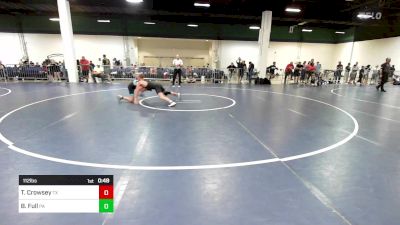 112 lbs Consi Of 8 #2 - Tyson Crowsey, TX vs Brady Full, PA