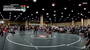 60 lbs Quarterfinal - David Del Castillo, Well Trained vs Lincoln Taylor, Techfall Wrestling Club