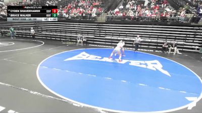 5A 190 lbs Cons. Round 2 - Cyden Shauerhamer, Cedar Valley vs Bruce Walker, Hunter