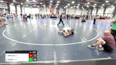 85 lbs Round Of 16 - Lane Williams, The Fort Hammers vs Bryson Walter, Ride Out