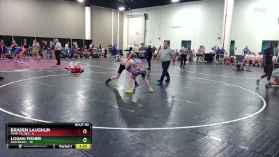 150 lbs Round 5 (16 Team) - Logan Fisher, War Ready vs Braden Laughlin, Team STL Red