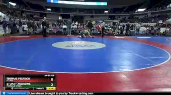 5 lbs Quarterfinal - Thomas Peerson, Pelham vs Stuart Andrews, Mountain Brook