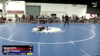 136 lbs Placement Matches (8 Team) - William Moran, Washington vs Zander Youngblut, Iowa