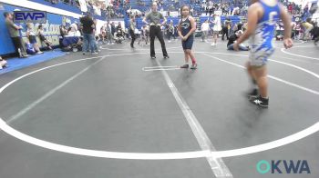 90 lbs Rr Rnd 3 - Mila Crawford, Southmoore SaberCats Wrestling vs Caden Lester, Choctaw Ironman Youth Wrestling