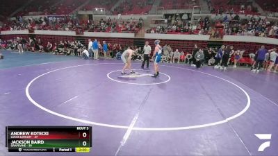 165 lbs Round 1 (16 Team) - Andrew Kotecki, Lucas Lovejoy vs Jackson Baird, Grapevine