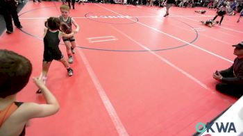 49 lbs Round Of 16 - Bryer Kincaid, Cowboy Wrestling Club vs Jolee Kait Bryant, Tuttle Wrestling