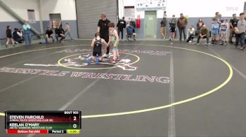 108 lbs Cons. Semi - Steven Fairchild, Juneau Youth Wrestling Club Inc. vs Keelan O`Mary, Arctic Warriors Wrestling Club