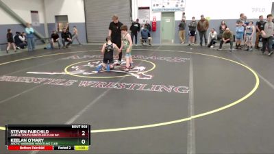 108 lbs Cons. Semi - Steven Fairchild, Juneau Youth Wrestling Club Inc. vs Keelan O`Mary, Arctic Warriors Wrestling Club