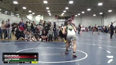 153 lbs Semifinal - Nolan Berglin, Paw Paw Youth Wrestling vs Hunter Barker, Ionia WC