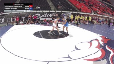 165 lbs Alexandra Zimmerer, Colorado HS Girls vs Briseis St John, New Mexico HS Girls