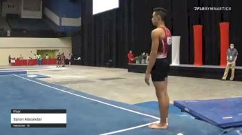 Saran Alexander - Floor - 2021 USA Gymnastics Development Program National Championships