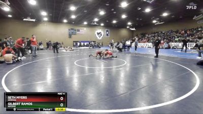 126 lbs Cons. Round 1 - Seth Myers, Kerman vs Gilbert Ramos, Nipomo