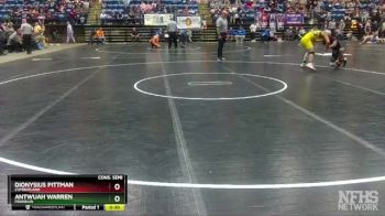 1 - 138 lbs Cons. Semi - Antwuah Warren, Franklin vs Dionysius Pittman, Cumberland