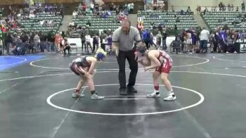 100 lbs Consi Of 4 - Hagen Robinson, Ruby Mountain Wrestling vs Nash Fisher, Champ Academy