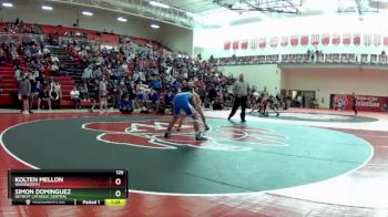 126 lbs Quarterfinal - Simon Dominguez, Detroit Catholic Central vs Kolten Mellon, Wadsworth