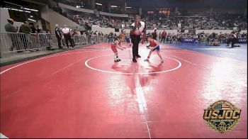 37 lbs Consi Of 4 - TITUS Jauregui, Tonkawa Takedown Club vs Owen Harader, Ponca City Wildcat Wrestling