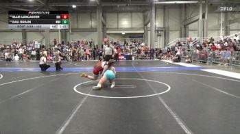 155 lbs Cons. Round 2 - Dali Braun, Norton Wrestling Club vs Ellie Lancaster, De Soto Kids