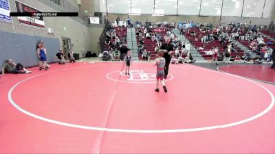 42-47 lbs Round 4 - Waylon Reid, East Idaho Elite Wrestling Club vs August Van De Moere, Emmett Freestyle Club