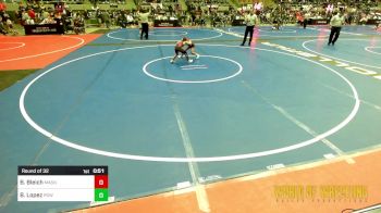 55 lbs Round Of 32 - Bradey Bleich, Mat Assassins vs Braydon Lopez, Proving Grounds Wrestling