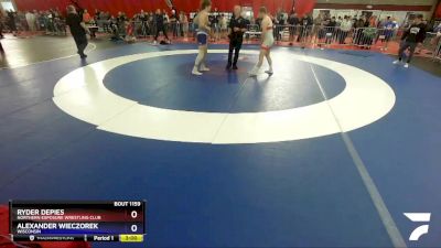 195 lbs Semifinal - Ryder Depies, Northern Exposure Wrestling Club vs Alexander Wieczorek, Wisconsin