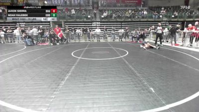 70 lbs Semifinal - Jaxon Sierra, Dragon Rtc vs Noah Kalebek, Cordoba Trained