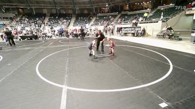 49 lbs Round Of 16 - Karter White, Collinsville Cardinal Youth Wrestling vs Casen Byrd, Pirate Wrestling Club