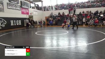 120 lbs Consi Of 8 #2 - Liam McGinley, Pequea Valley vs Owen Breidegan, Northern Lebanon