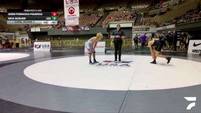 Cadet Boys Lower - 126 lbs Cons. Round 2 - Gavin Cortez, Pacifica High School Wrestling vs Mateo Medina