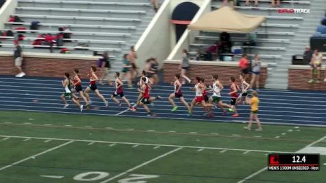 Men's 1500m Unseeded, Heat 2