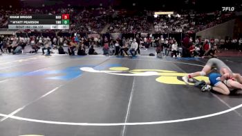 6A 132 lbs Cons. Round 1 - Kham Briggs, Madison vs Wyatt Pearson, Timberline