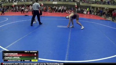 140 lbs Cons. Round 2 - Liam Konczak, Forest Lake Wrestling Club vs Charlie Larson, Storm Wrestling Academy