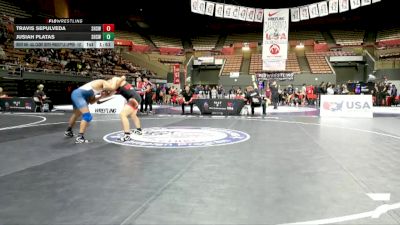 All Cadet Boys Freestyle Upper - 157 lbs Cons. Round 3 - Travis Sepulveda, Selma High School Wrestling vs Jusiah Platas, Selma High School Wrestling
