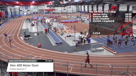 Men's 400m, Finals 7