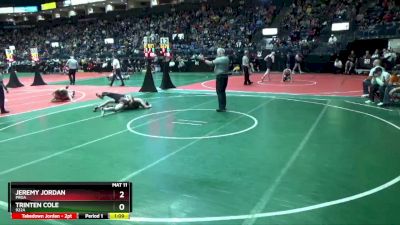 144 lbs Quarterfinal - Jeremy Jordan, PROA vs Trinten Cole, 922A